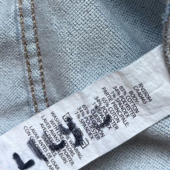 Children’s Place Girls Soft blue denim jean jacket snap front 2T - Picture 3 of 6